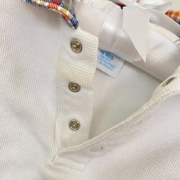 Vintage OshKosh B'gosh Waffle Knit Polo 18 Months - Picture 4 of 7